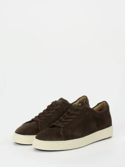 Lloyd – Sneaker aus Veloursleder Dunkelbraun