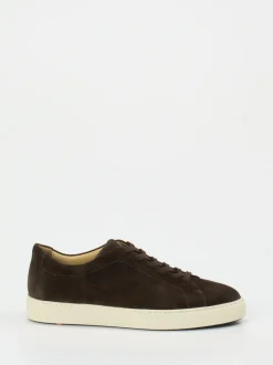 Lloyd – Sneaker aus Veloursleder Dunkelbraun