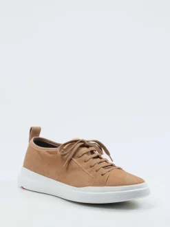 Lloyd – Sneaker aus Veloursleder Sandbeige
