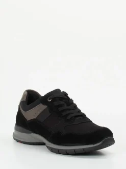 Lloyd – Sneaker aus Veloursleder in Schwarz