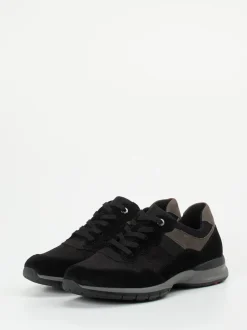 Lloyd – Sneaker aus Veloursleder in Schwarz