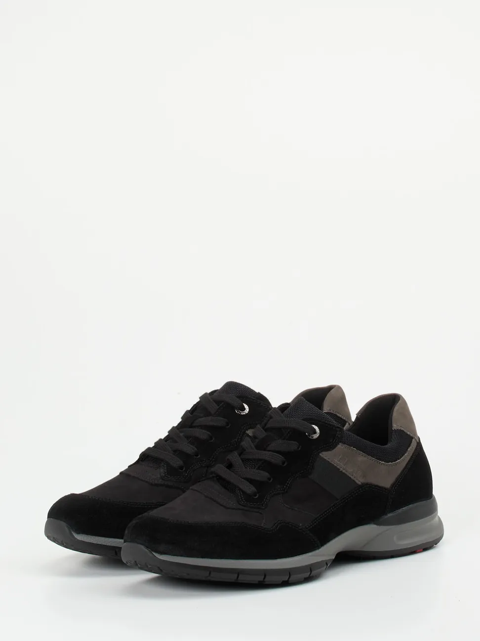 Lloyd – Sneaker aus Veloursleder in Schwarz