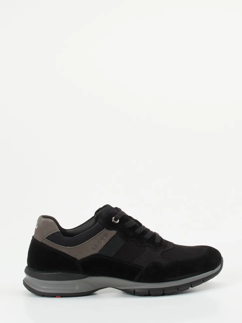 Lloyd – Sneaker aus Veloursleder in Schwarz