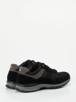 Lloyd – Sneaker aus Veloursleder in Schwarz