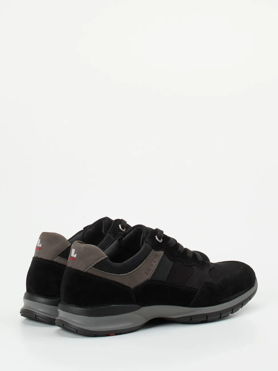 Lloyd – Sneaker aus Veloursleder in Schwarz
