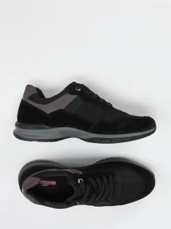 Lloyd – Sneaker aus Veloursleder in Schwarz