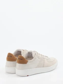 Lloyd – Sneaker aus Velour/Textil in Beige