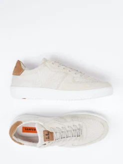 Lloyd – Sneaker aus Velour/Textil in Beige