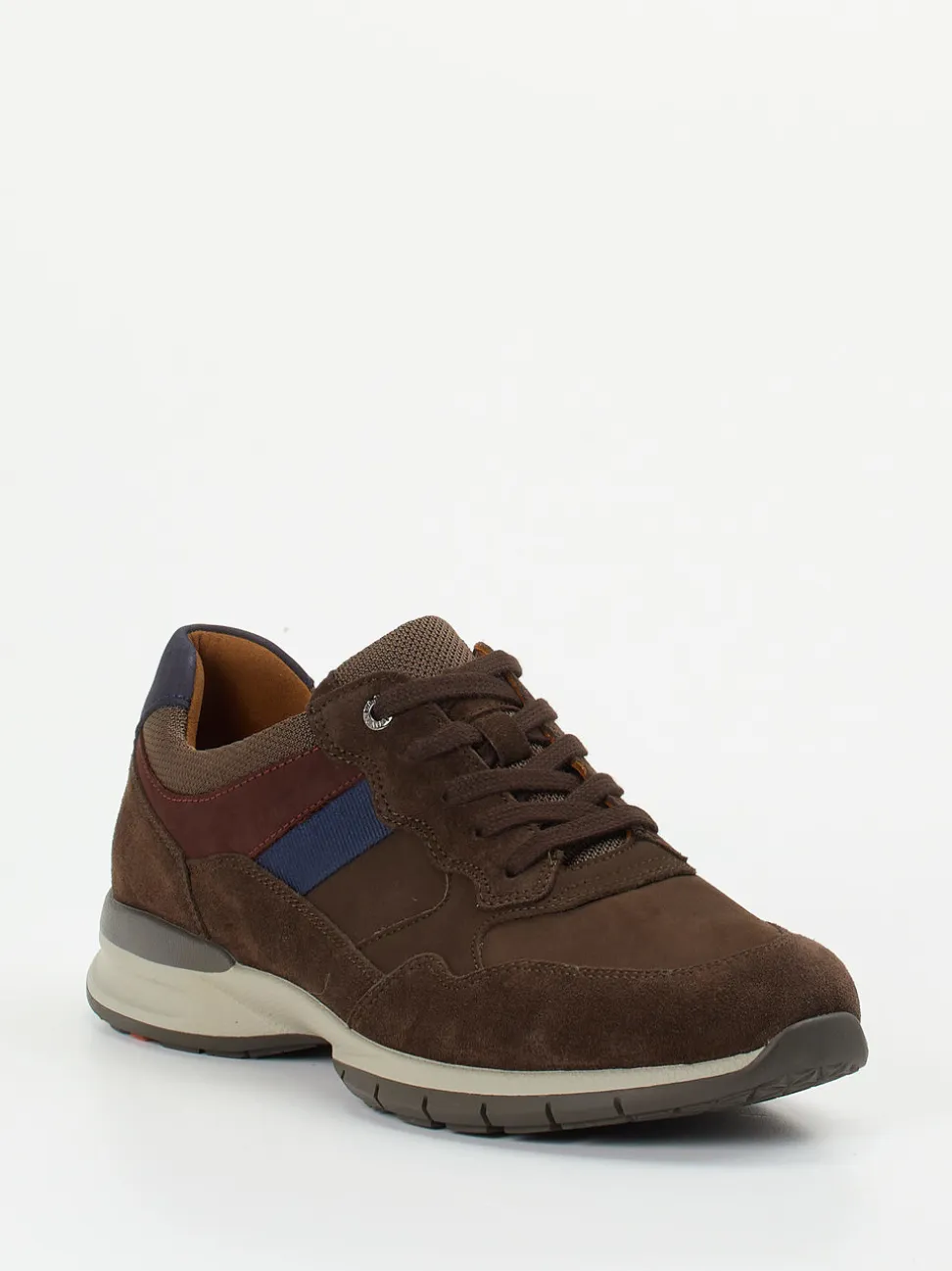 Lloyd – Sneaker aus Veloursleder in Dunkelbraun