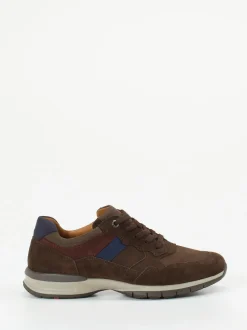 Lloyd – Sneaker aus Veloursleder in Dunkelbraun