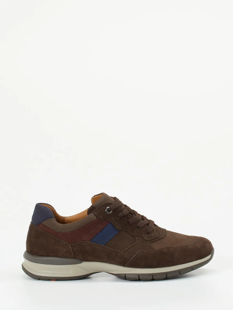 Lloyd – Sneaker aus Veloursleder in Dunkelbraun