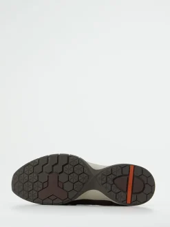 Lloyd – Sneaker aus Veloursleder in Dunkelbraun