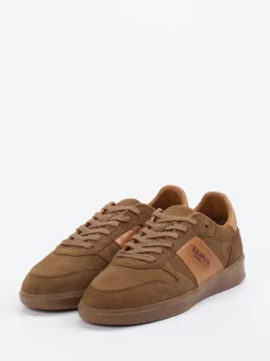 Lloyd – Sneaker aus Veloursleder mittelbraun