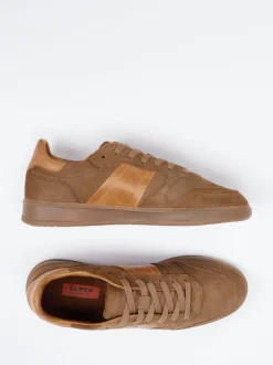 Lloyd – Sneaker aus Veloursleder mittelbraun