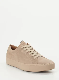 Lloyd – Sneaker aus Veloursleder in Beigebraun
