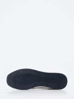 Lloyd – Sneaker aus Velours- und Glattleder Offwhite