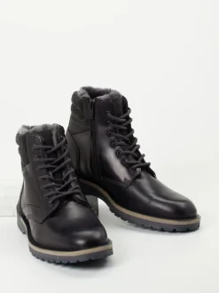 Lloyd – Winter-Boots aus Kalbleder dunkelgrau