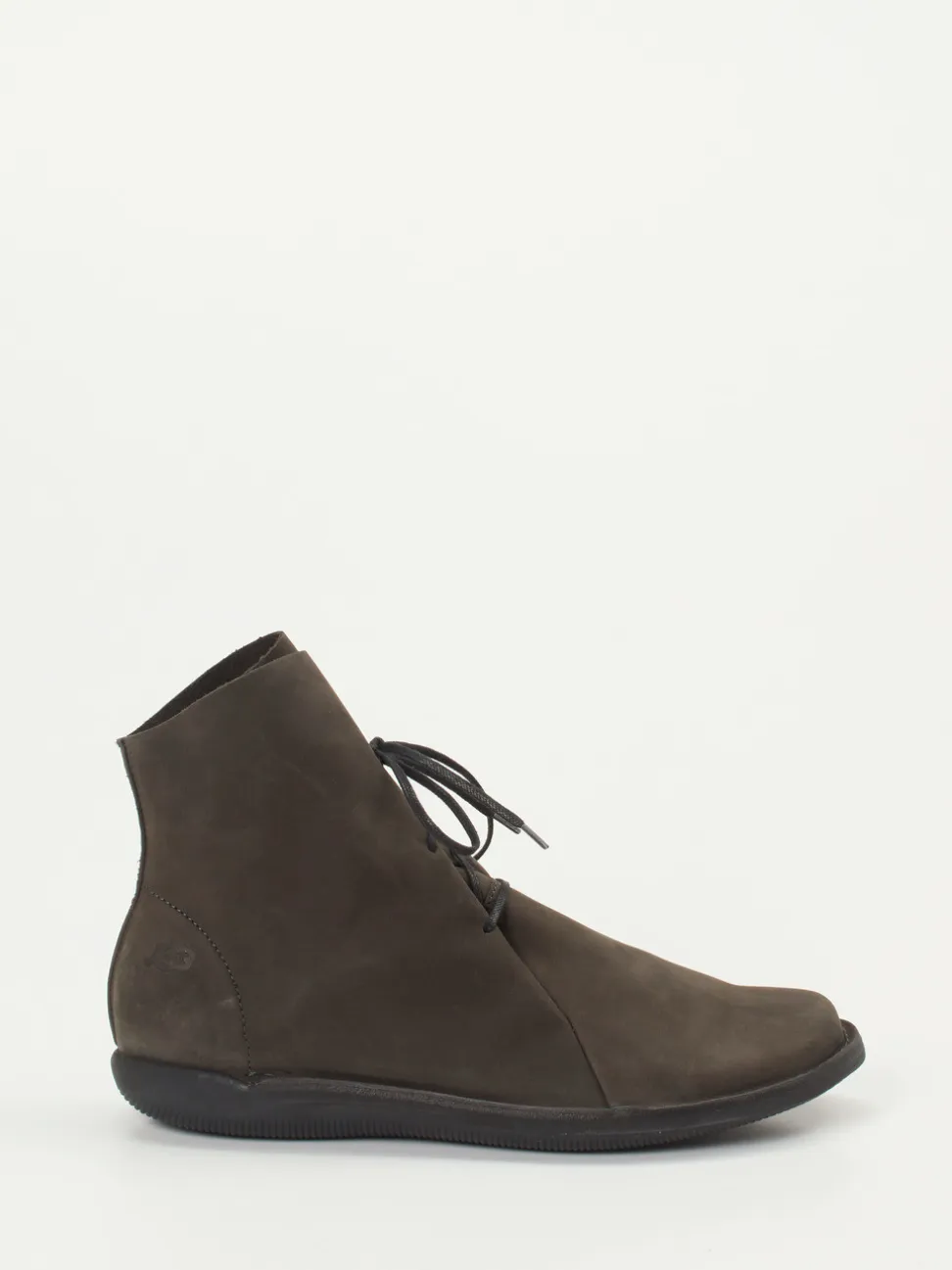 Loints of Holland – Schnürstiefelette aus Nubukleder dunkelbraun
