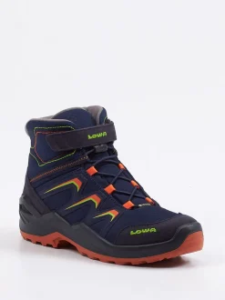 Lowa – Klettboots aus Veloursleder Dunkelblau