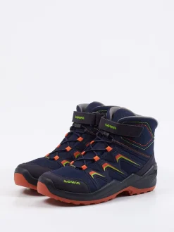 Lowa – Klettboots aus Veloursleder Dunkelblau