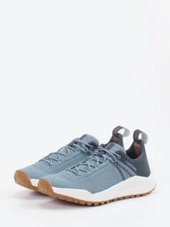 Lowa – Outdoor-Sneaker aus Textil in Blaugrau