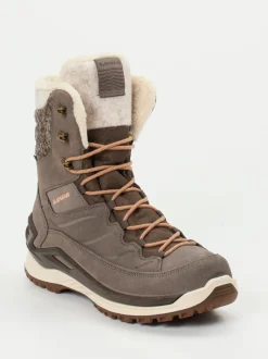Lowa – Stiefelette aus Veloursleder braun