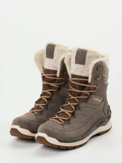 Lowa – Stiefelette aus Veloursleder braun