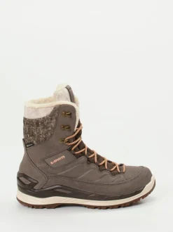Lowa – Stiefelette aus Veloursleder braun
