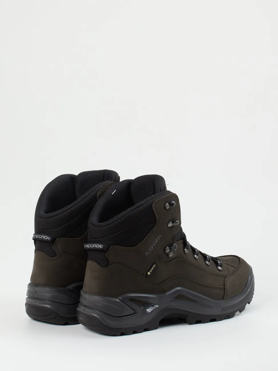 Lowa – Trekkingstiefel aus Nubukleder Dunkeloliv
