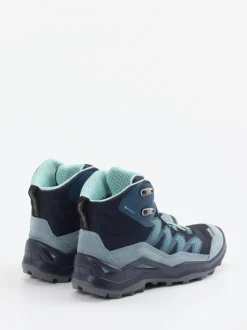 Lowa – Wanderschuh aus Veloursleder und Mesh blau