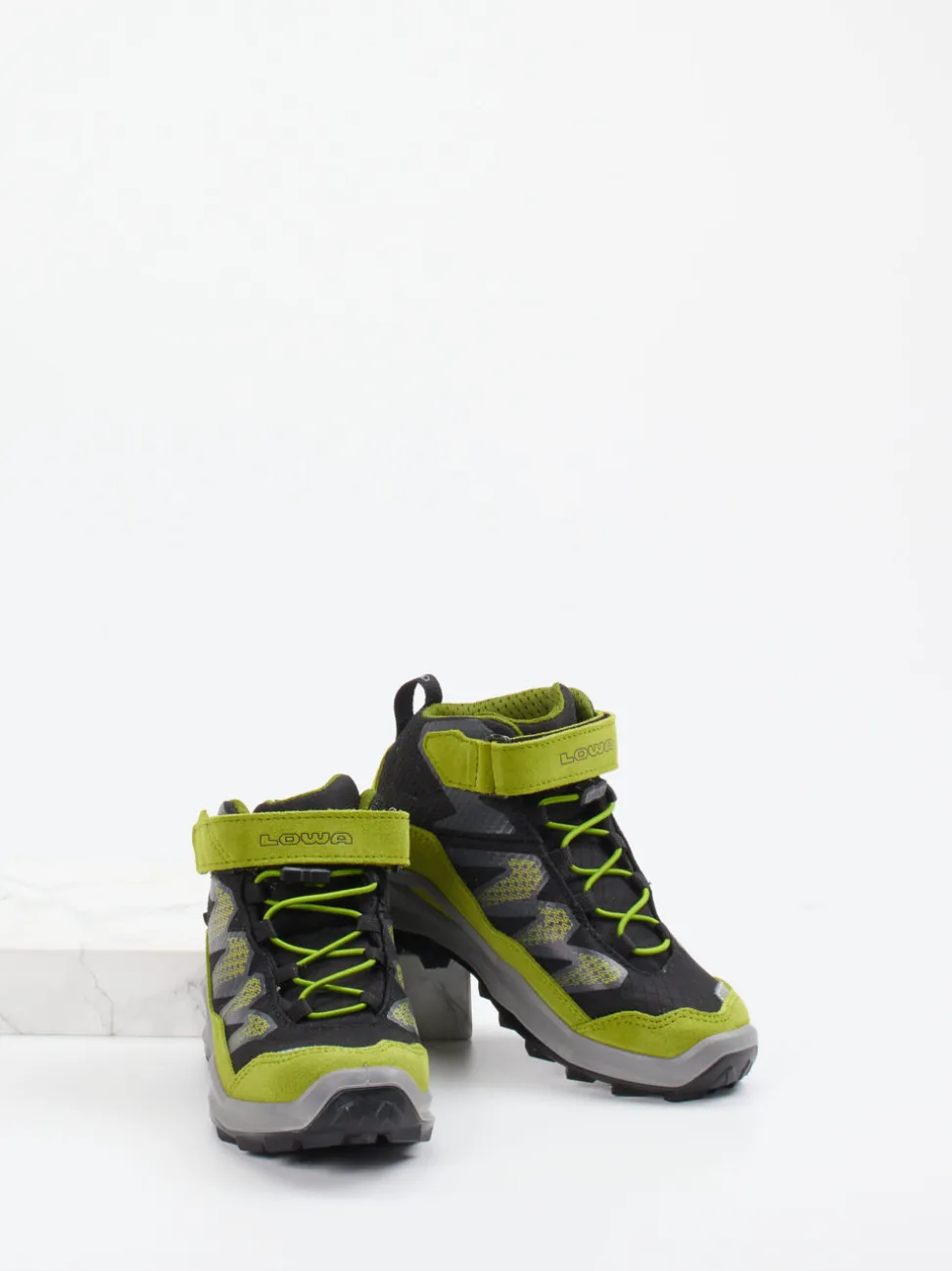 Lowa – Wanderschuhe aus Veloursleder und Mesh grün