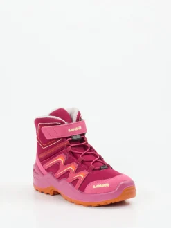Lowa – Wanderschuhe aus Veloursleder pink