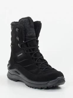 Lowa – Winterstiefel aus Veloursleder schwarz