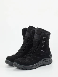 Lowa – Winterstiefel aus Veloursleder schwarz