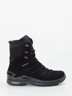 Lowa – Winterstiefel aus Veloursleder schwarz