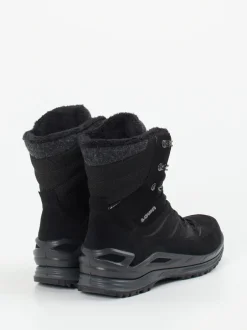 Lowa – Winterstiefel aus Veloursleder schwarz