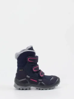 Lowa – Winterstiefel aus Veloursleder Dunkelblau