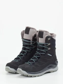 Lowa – Winter-Wanderstiefel aus Veloursleder blau
