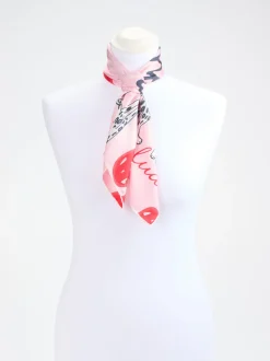 Lua Accessories – Halstuch aus Seide in Rosa