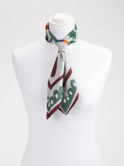 Lua Accessories – Nickituch aus Seide multicolor