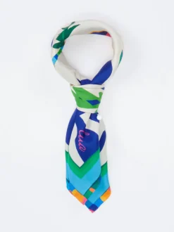 Lua Accessories – Seidentuch aus Seide in Kobaltblau