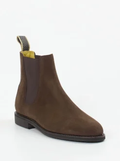 Ludwig Reiter – Chelsea Boots aus Veloursleder braun