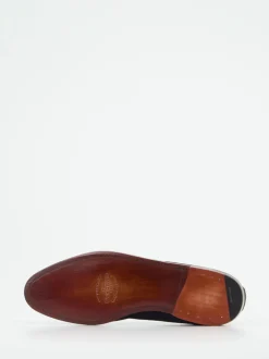 Ludwig Reiter – Derby aus Veloursleder Dunkelblau