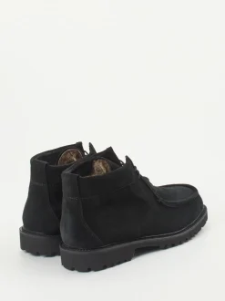 Ludwig Reiter – Desert Boots aus Veloursleder Schwarz