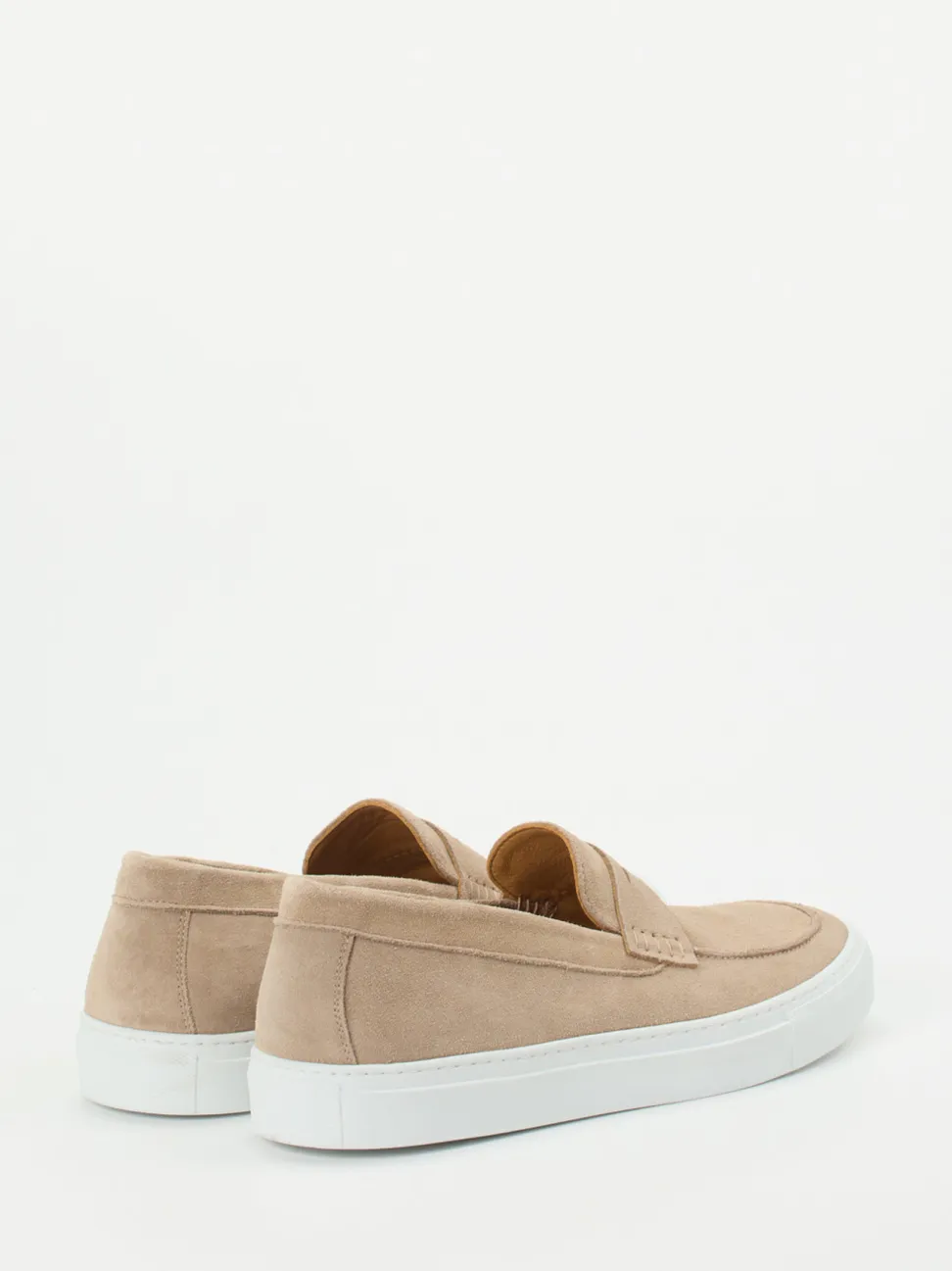Ludwig Reiter – Loafer-Sneaker aus Veloursleder Beige