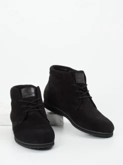 Ludwig Reiter – Schnürboots aus Veloursleder schwarz