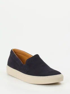 Ludwig Reiter – Slip-On Sneaker aus Veloursleder Dunkelblau
