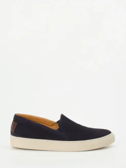 Ludwig Reiter – Slip-On Sneaker aus Veloursleder Dunkelblau