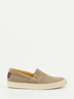 Ludwig Reiter – Slip-Ons aus Veloursleder beige