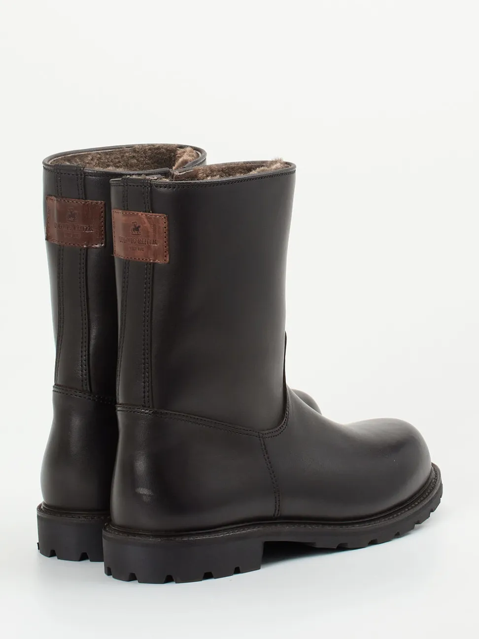 Ludwig Reiter – Stiefel aus Fettleder in Dunkelbraun